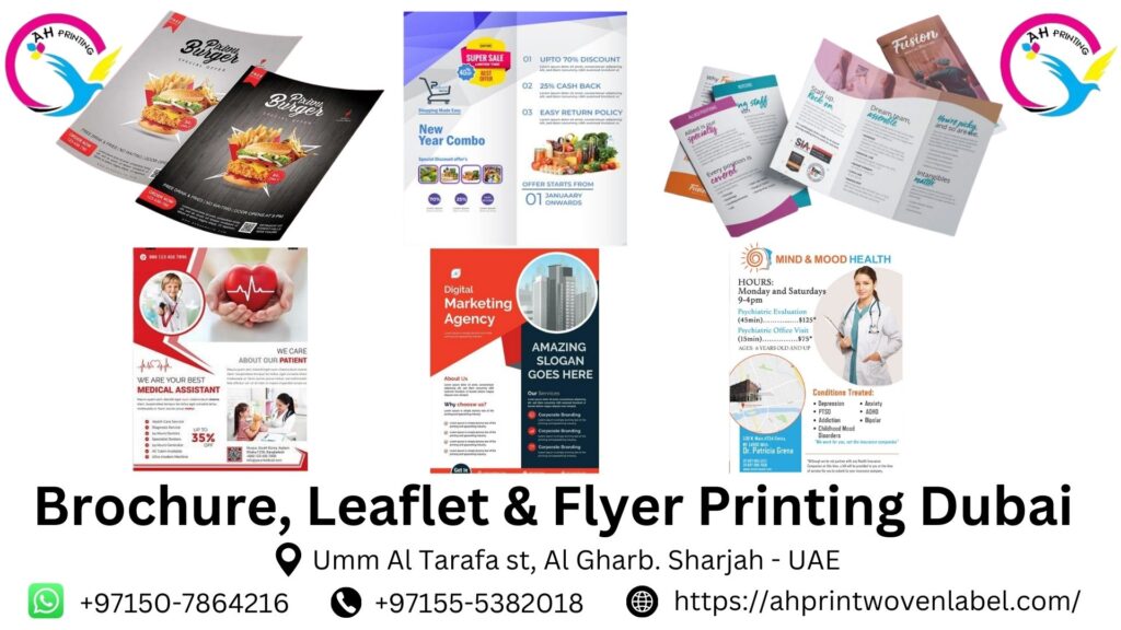 Brochure, Leaflet & Flyer Printing Dubai